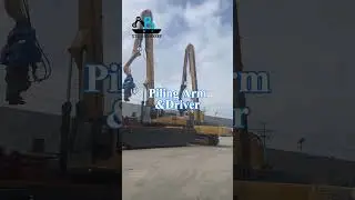 #PileDriver #ExcavatorAttachment #pilingworks #HeavyMachinery #excavator #machinery  #excavatorparts