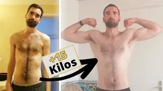 Transformation physique (72 à 87 kilos) Ectomorphe