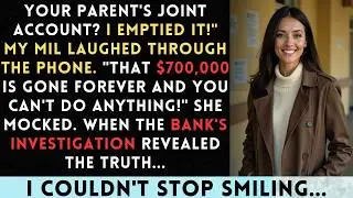 Your Parent's Joint Account  Emptied It! My MIL Laughed Through The Phone   That $700,000 Is Gone