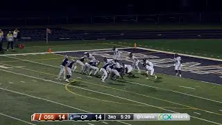 Футбольная команда Champlin Park обыгрывает Osseo 28-21