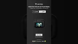 Atom One: TWS Earbuds, touch display.#AtomOne #Bluetooth #TouchDisplay #earbuds #touchcontrol