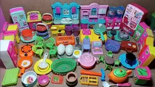 Satisfying with unboxing cute pink mini kitchen set | Asmr toys