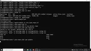 docker container inside run any command