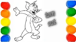 how to draw tom cat | tom and jerry drawing