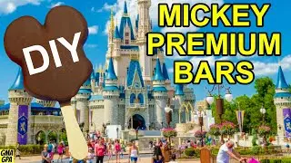 Getting Our Disney Fix By Making Mickey Premium Ice Cream Bars At Home! VERY EASY DIY RECIPE!