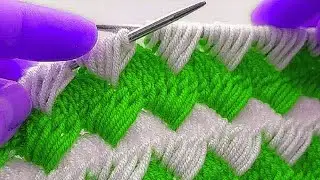 सिर्फ तीन फंदे का बुनाई डिजाइन/Easy And Beautiful Knitting Pattern/Bunai design