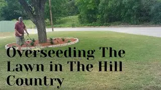 Lawn maintenance and repair in the Hill Country.  - How to Scarify and Overseed a lawn.
