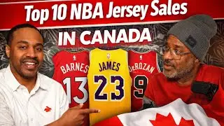 Name the top 10 NBA jersey sales in Canada challenge.