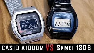 Casio A1000M vs Skmei 1806 comparison and review #casio #skmei #gedmislaguna