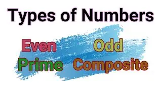 Types of Numbers (Part 2) || EVEN, ODD, PRIME, COMPOSITE NUMBERS || Mathematics || Urdu-Hindi