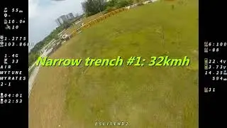 FPV drone - Attacking the trenches at high speed | Low Latency = High Confidence