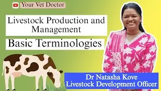 Basic Terminologies| Livestock Production Management| First year| BVSC & AH