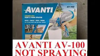 Avanti HVLP Not Spraying . Fixed with off-label cleaning.