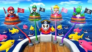 Mario Party Superstars  Ultimate Minigames Showdown - Mario Vs Luigi Vs Yoshi Vs Peach