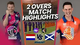 🔥 SCO VS NED 2-Over Highlights: Non-Stop Action! 🔥🏏 | Vizzy