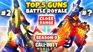 Top 5 Best CLOSE RANGE Guns In Battle Royale | COD Mobile | BEST Gunsmith Loadouts For Close Range