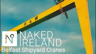 Most important Belfast landmark! Samson and Goliath, massive shipyard cranes on Belfast's skylines.