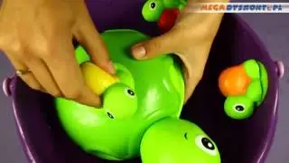 Черепашки веселые для ванной   игровой набор