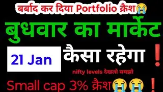 kal market kaisa rahega | banknifty gap up or gap down wednesday | kal ka market kaisa rahega ||