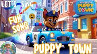 🐶 Puppy Town Part 2: Meet More Puppy Friends with Jobs! 👮&zwj;♀️✈️👩&zwj;🏫 #kidsmusic #cartoon