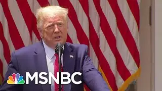 Trump On Police Guidelines: 'Chokeholds Will Be Banned' Unless Officer's Life At Risk | MSNBC