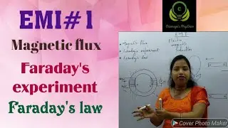 EMI # 1 (Magnetic flux, Faraday's experiment and Faraday's law)