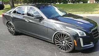 2014 Cadillac CTS on 22