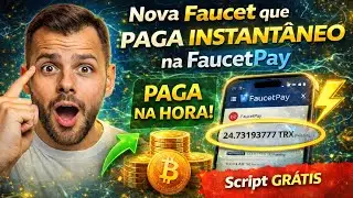 💸 Nova Faucet que PAGA INSTANT&Acirc;NEO na FaucetPay + Script Gratis 💥 Prova de Pagamento