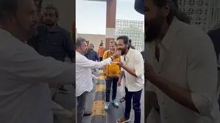 #manchumohanbabu celebrating #kannappa success with sweet | #manchuvishnu | FilmyTime