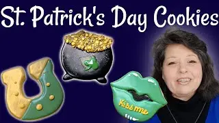 Fun Saint Patrick's Day Decorated Sugar Cookies