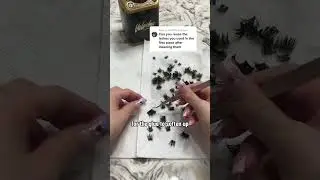 How to reuse lashes tutorial / cleaning #lashes #diylashes #lashtips #lashtutorial #volashes