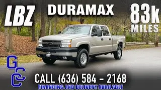 LBZ Duramax For Sale: 2007 Chevrolet Silverado 2500HD 6.6l Diesel 4x4 With Only 83k Miles