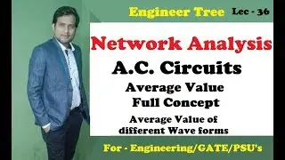 Lec.- 36 Average Value Full Concept | AC Circuits Network Theory For Gate ese psu
