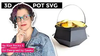 How will you use this 3D paper pot? Build it with us!