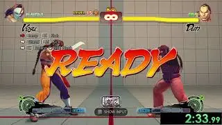 USFIV Vega Trials Speedrun (4:36) WR