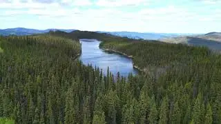 Boulder Lake, Chetwynd, B.C. - DJI Mini Pro 3 Drone Fly Over