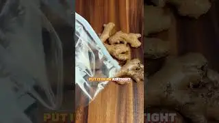 How to store ginger| Store ginger in the fridge| No more dry or shriveled ginger #dailyhacks #diy