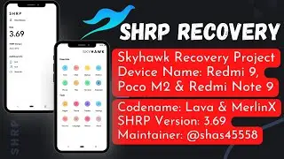 How to flash and review custom recovery SHRP Recovery Project Vendor S for Redmi 9 | Poco M2
