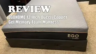 Review EGOHOME 12&rdquo; Queen Mattress with Copper Gel Memory Foam (2025)