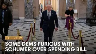 Controversy Over Democratic Sen. Chuck Schumer Backing GOP Spending Bill