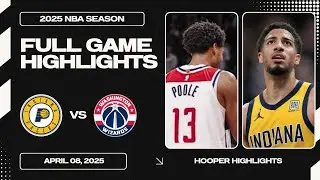 Indiana Pacers vs Washington Wizards Full Game Highlights | Apr 8 | 2025 NBA Season
