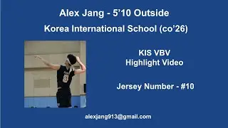 Alex Jang Volleyball  - Junior Year Highlights