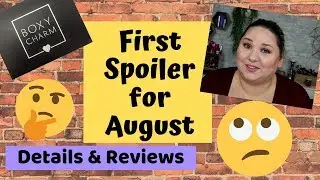 Boxycharm August 2019 Spoiler