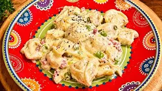 Tortellini Carbonara - szybki i łatwy przepis