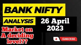 Bank Nifty Analysis For Tomorrow ||26 April 2023|| #finance #trending #banknifty #nifty #fyp #expiry
