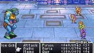 Final Fantasy II DOS Boss Battle #12 - Ice Gigas