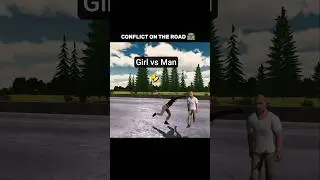 2 Man vs Lady ☠️ Conflict on the road in Car Parking Multiplayer #carparkingmultyplayer