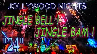 JINGLE BELL ! JINGLE BAM !   #Disney #Hollywoodstudios #Fireworks    Great Projections, Fireworks !