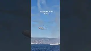 ✈️🇮🇹Citt&agrave; di Messina Air Show 2025, prove #airshow #messina #aeronauticamilitare #freccetricolori