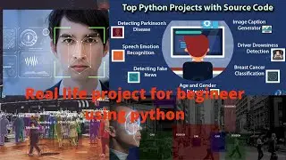 1. Real life project list for beginner using python & opencv